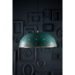 Sandia Agujero Verde - Kupfer Lampe mit Patina überzogen