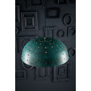 Sandia Agujero Verde - Kupfer Lampe mit Patina überzogen
