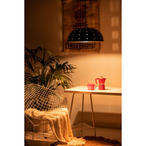 Sandia Agujero Verde - Kupfer Lampe mit Patina überzogen