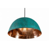Serbal Verde - eine patinierte Kupfer Lampe