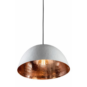 Espino Blanco - Kupferlampe mit weißer Patina