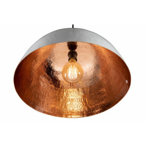Espino Blanco - Kupferlampe mit weißer Patina