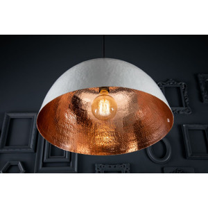 Espino Blanco - Kupferlampe mit weißer Patina