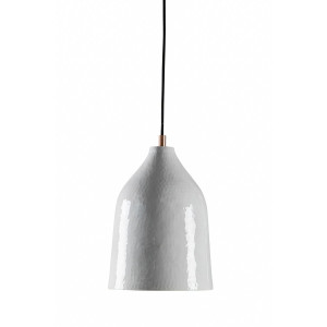 Trompeta blanca - Kupferlampe mit weißer Patina