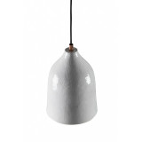 Trompeta blanca - Kupferlampe mit weißer Patina