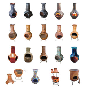 Mexikanische Chimenea-Kamine