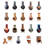 Mexikanische Chimenea-Kamine