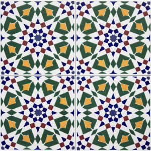 Tanger - Marokkanische Keramikfliesen 20x20 cm