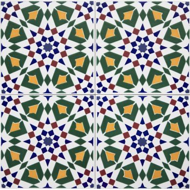 Tanger - Marokkanische Keramikfliesen 20x20 cm