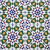 Tanger - Marokkanische Keramikfliesen 20x20 cm