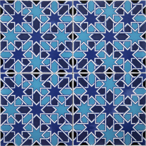 Casablanca - Marokkanische Keramikfliesen 20x20 cm