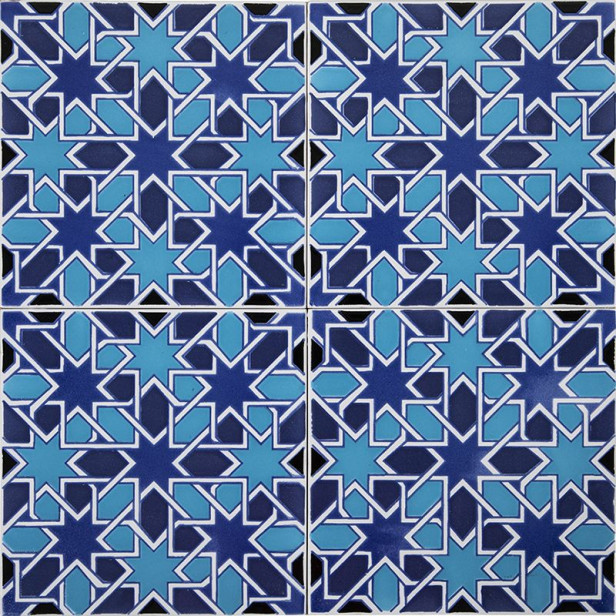 Casablanca - Marokkanische Keramikfliesen 20x20 cm