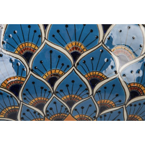 Azura Prima - Keramik Waschbecken mit relief