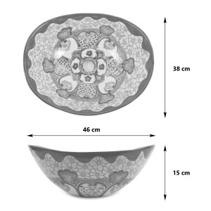 Atalaya Prima - Mexikanisches Waschbecken mit Relief