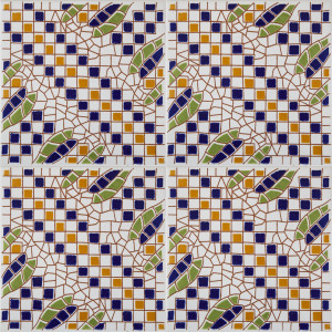 Rifet - Marokkanische Keramikfliesen 15x15 cm, 22 Fliesen in einer Schachtel ( 0,5 m2 )