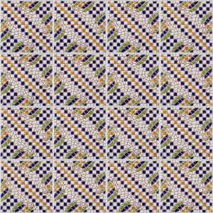 Rifet - Marokkanische Keramikfliesen 15x15 cm, 22 Fliesen in einer Schachtel ( 0,5 m2 )