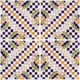 Rifet - Marokkanische Keramikfliesen 15x15 cm, 22 Fliesen in einer Schachtel ( 0,5 m2 )