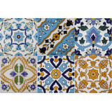 Doria - Patchwork aus Keramikfliesen 15x15 cm, 24 Fliesen pro Karton ( 0,5m2 )