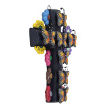 Cruz mariposa - Kreuz mit Schmetterlingen, Volkskunst aus Mexiko