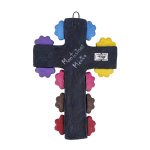 Cruz mariposa - Kreuz mit Schmetterlingen, Volkskunst aus Mexiko