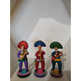 Mariachi vivo - Musikerfigur - Kunsthandwerk aus Mexiko - Höhe 8 cm
