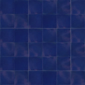 Hernández - Himmelblaue einfarbige mexikanische Fliesen
