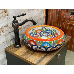 Victoria  - ceramiczna umywalka zdobiona