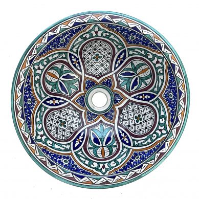 Cascada - kolorowa umywalka marokańska