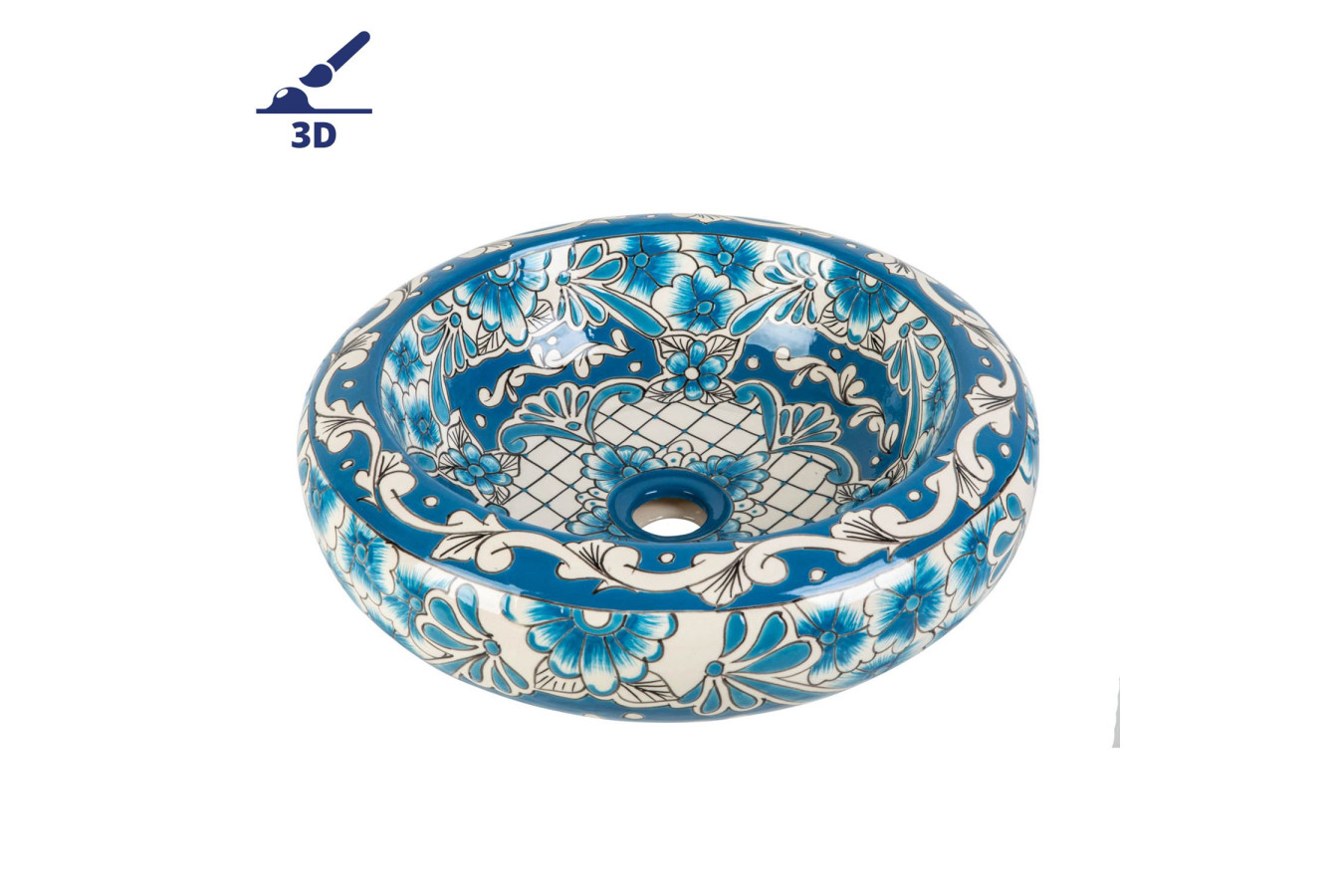 Lorena - Meksykańska umywalka ceramiczna