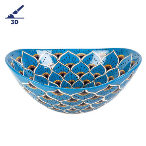 Azura Prima - Mexikanisches Waschbecken mit Relief