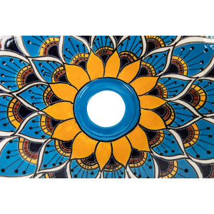 Azura Prima - Mexikanisches Waschbecken mit Relief