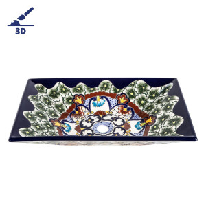 Juanetta prima - Mexikanisches Waschbecken mit Relief verziertes
