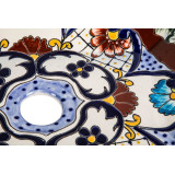 Juanetta prima - Mexikanisches Waschbecken mit Relief verziertes