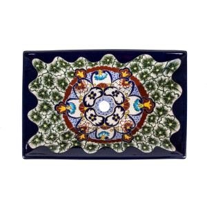 Juanetta prima - Mexikanisches Waschbecken mit Relief verziertes