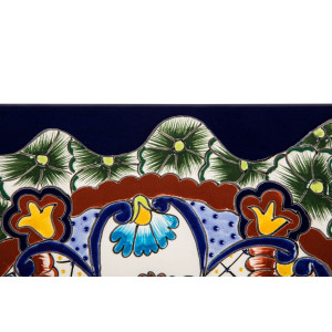 Juanetta prima - Mexikanisches Waschbecken mit Relief verziertes