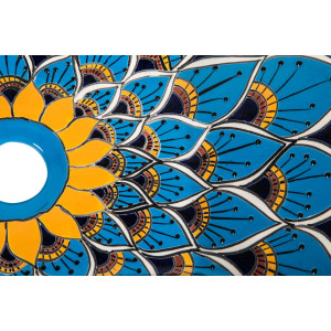 Azura prima - Aufsatzwaschbecken mit Relief verziertes