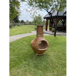 Las Cumbres - Gartenkamin aus Mexiko - 3 Löcher