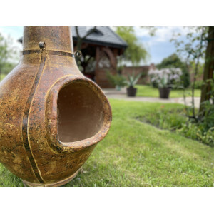 Las Cumbres - Gartenkamin aus Mexiko - 3 Löcher
