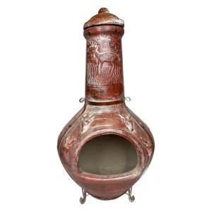 Parícutin - Chimenea Gartenkamin aus Ton