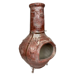 Parícutin - Chimenea Gartenkamin aus Ton