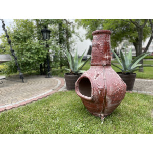 Parícutin - Chimenea Gartenkamin aus Ton