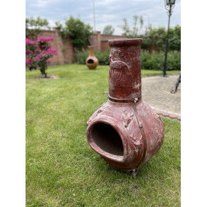 Parícutin - Chimenea Gartenkamin aus Ton