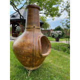 Las Cumbres - Gartenkamin aus Mexiko -2 Löcher
