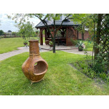 Las Cumbres - Gartenkamin aus Mexiko -2 Löcher