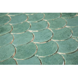 Fischschuppe - Fliesenset "Jadequelle" aus der Serie "Wasser".