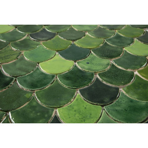 Fish Scale - Fliesenset "Forest Glade" aus der Serie "Water