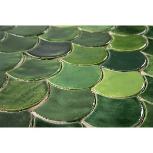 Fish Scale - Fliesenset "Forest Glade" aus der Serie "Water