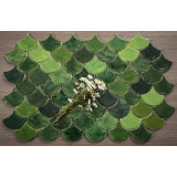 Fish Scale - Fliesenset "Forest Glade" aus der Serie "Water