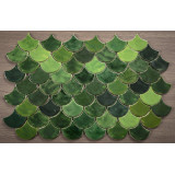 Fish Scale - Fliesenset "Forest Glade" aus der Serie "Water