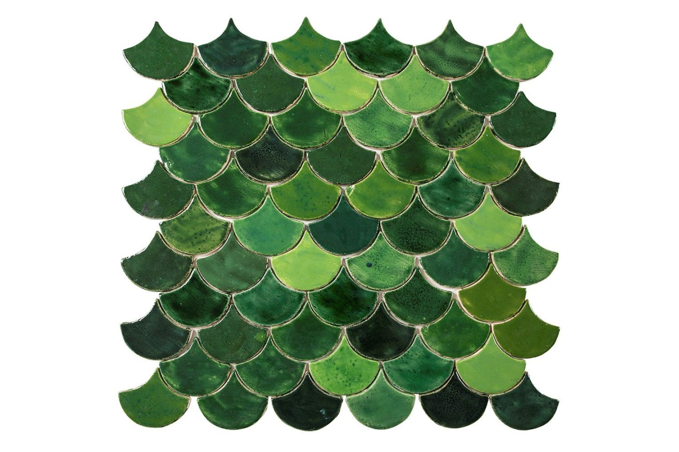 Fish Scale - Fliesenset "Forest Glade" aus der Serie "Water